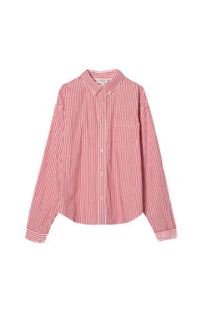 
                  
                    Load image into Gallery viewer, Elwood Jacob Shirt - &amp;#39;Red / White Stripe&amp;#39;
                  
                