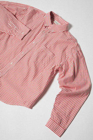 
                  
                    Load image into Gallery viewer, Elwood Jacob Shirt - &amp;#39;Red / White Stripe&amp;#39;
                  
                