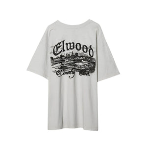 
                  
                    Load image into Gallery viewer, Elwood City Graphic Tee - &amp;#39;Vintage Ash Grey&amp;#39;
                  
                