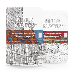 
                  
                    Load image into Gallery viewer, Field Notes - &amp;#39;Streetscapes New York + Miami&amp;#39; - 2-Pack 48 Sketch Book
                  
                