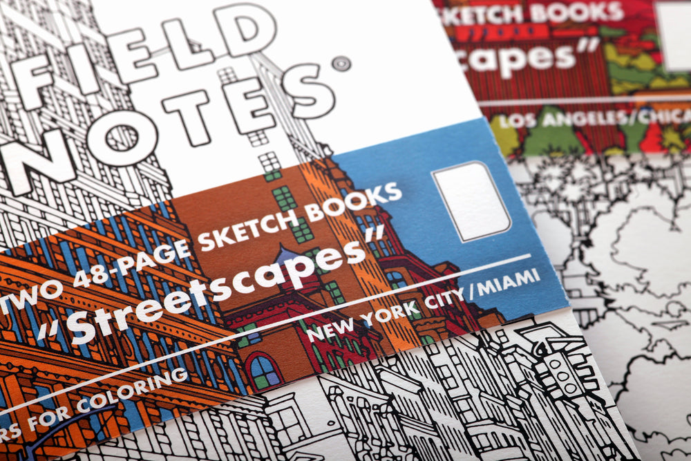 
                  
                    Load image into Gallery viewer, Field Notes - &amp;#39;Streetscapes New York + Miami&amp;#39; - 2-Pack 48 Sketch Book
                  
                