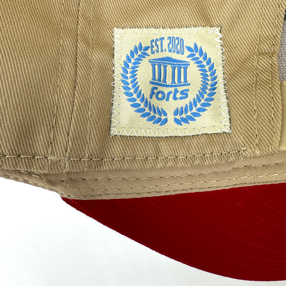 
                  
                    Load image into Gallery viewer, FORTS &amp;#39;Allstar&amp;#39; Snap Back Cap - &amp;#39;Varsity Red&amp;#39;
                  
                