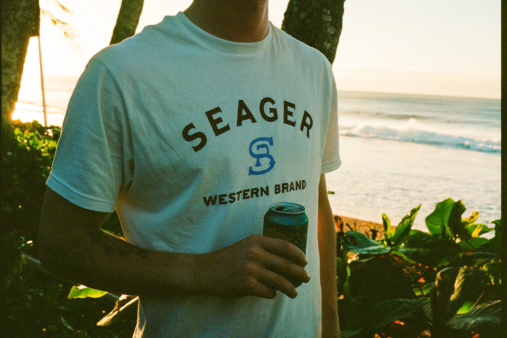 
                  
                    Load image into Gallery viewer, Seager Branded Tee - &amp;#39;Vintage White&amp;#39;
                  
                