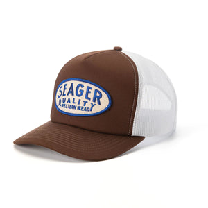 
                  
                    Load image into Gallery viewer, Seager Old Town Snapback - &amp;#39;Brown/White&amp;#39;
                  
                