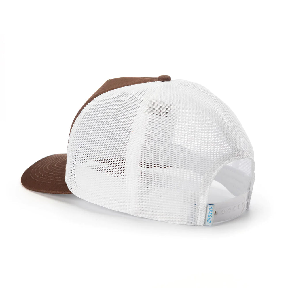 
                  
                    Load image into Gallery viewer, Seager Old Town Snapback - &amp;#39;Brown/White&amp;#39;
                  
                
