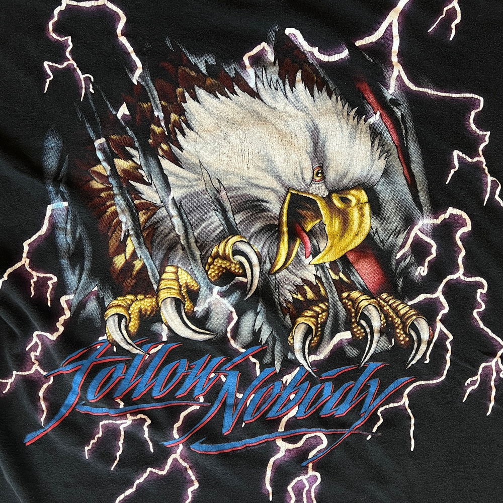 
                  
                    Load image into Gallery viewer, Vintage American Thunder &amp;quot;Follow Nobody&amp;quot; T-Shirt
                  
                