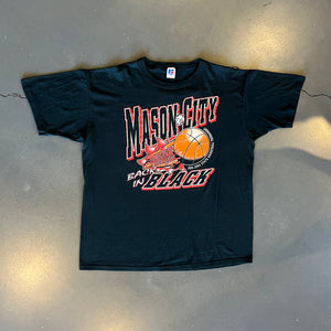 
                  
                    Load image into Gallery viewer, Vintage &amp;#39;96 Mason City &amp;#39;Back in Black&amp;#39; T-Shirt
                  
                