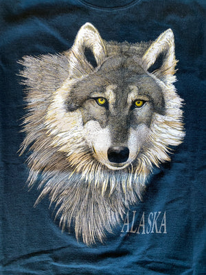 
                  
                    Load image into Gallery viewer, Vintage &amp;#39;Alaska Wolf&amp;#39; T-Shirt
                  
                