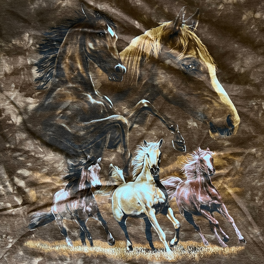
                  
                    Load image into Gallery viewer, Vintage Tie Dye &amp;quot;Horse Pack&amp;quot; LS Shirt
                  
                