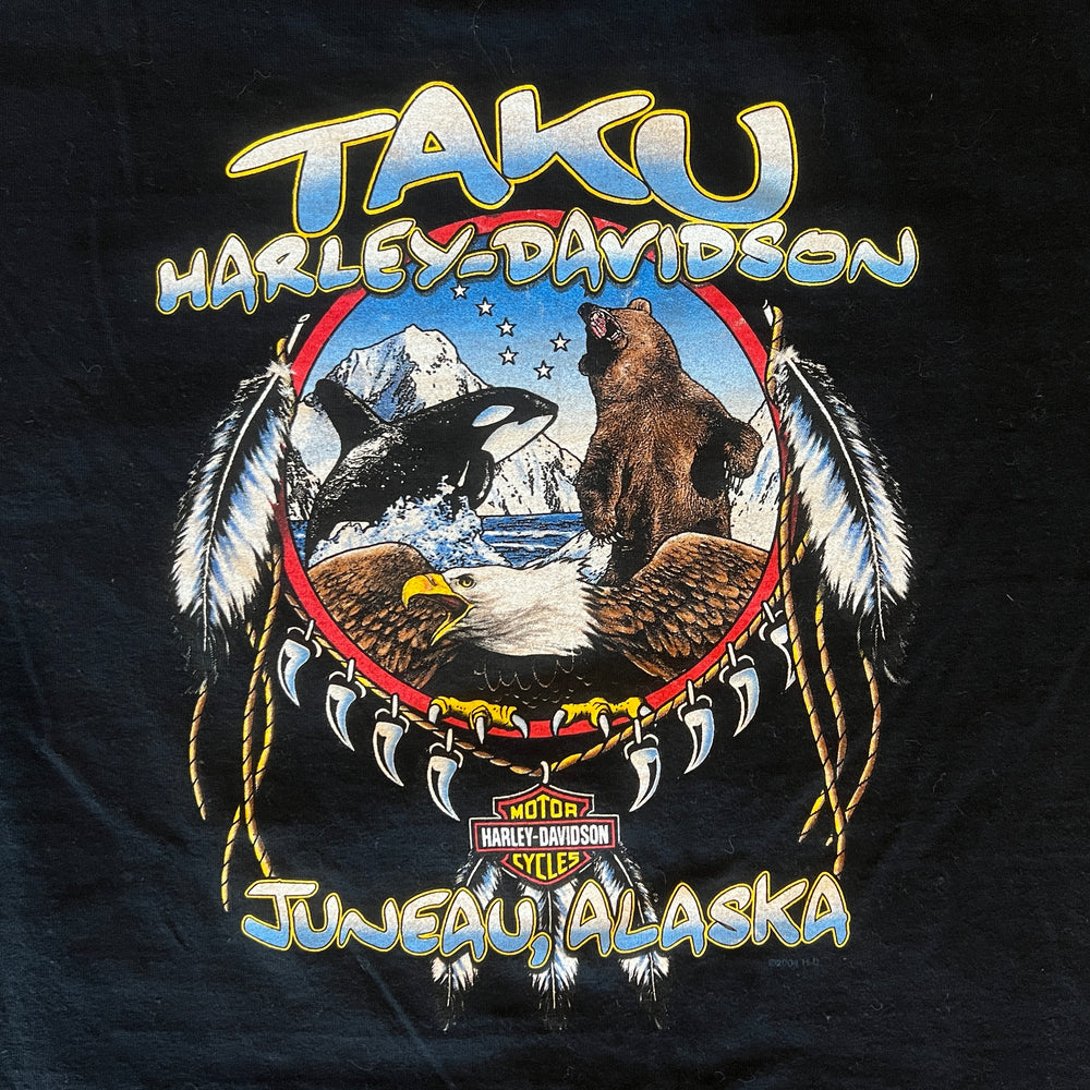 
                  
                    Load image into Gallery viewer, Vintage Harley Davidson &amp;quot;Alaskan Style&amp;quot; T-Shirt
                  
                