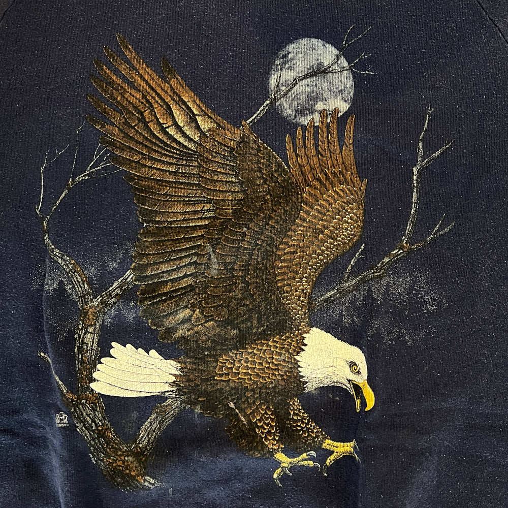 
                  
                    Load image into Gallery viewer, Vintage Jerzees &amp;quot;Eagle Moon&amp;quot; Crew
                  
                