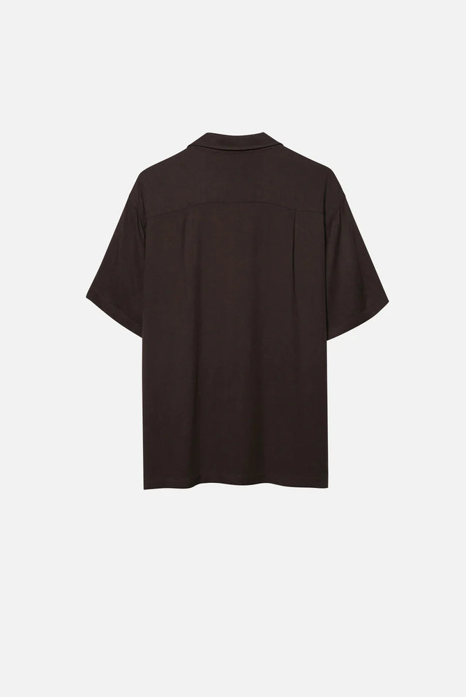 
                  
                    Load image into Gallery viewer, Elwood Camp Shirt - &amp;#39;Off Black&amp;#39;
                  
                