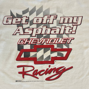 
                  
                    Load image into Gallery viewer, Vintage Chevrolet Racing &amp;#39;Get Off My Asphalt&amp;#39; T-Shirt
                  
                