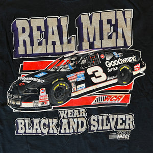 
                  
                    Load image into Gallery viewer, Vintage &amp;#39;95 Dale Earnhardt &amp;quot;Real Men&amp;quot; T-Shirt
                  
                