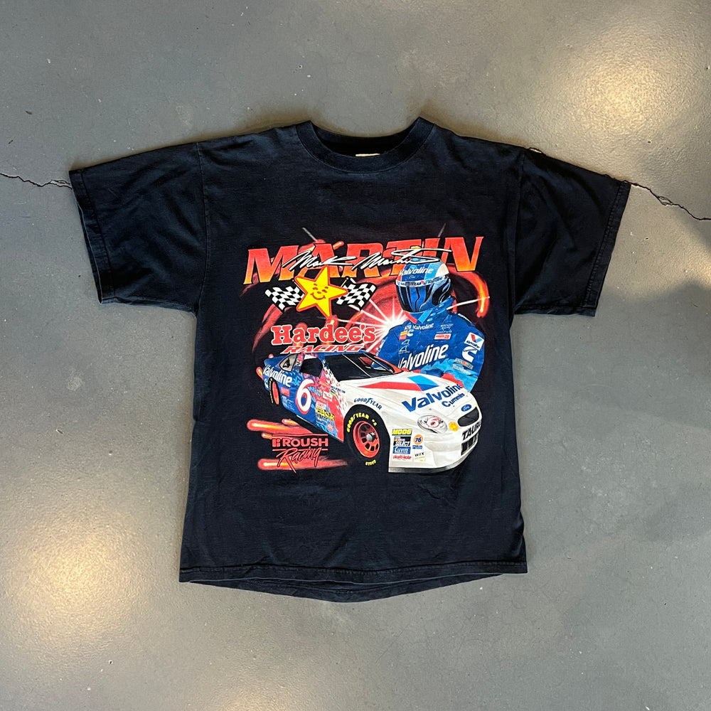 Vintage '99 Mark Martin & Jeff Burton 'Hardee's Racing' T-Shirt