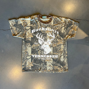 
                  
                    Load image into Gallery viewer, FORTS Vintage &amp;#39;Bucksnort&amp;#39; Camo T-Shirt #9
                  
                
