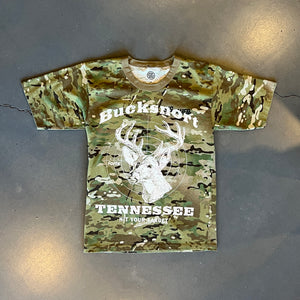 
                  
                    Load image into Gallery viewer, FORTS Vintage &amp;#39;Bucksnort&amp;#39; Camo T-Shirt #2
                  
                