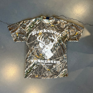 
                  
                    Load image into Gallery viewer, FORTS Vintage &amp;#39;Bucksnort&amp;#39; Camo T-Shirt #21
                  
                