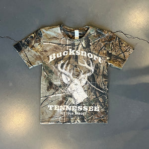 
                  
                    Load image into Gallery viewer, FORTS Vintage &amp;#39;Bucksnort&amp;#39; Camo T-Shirt #19
                  
                