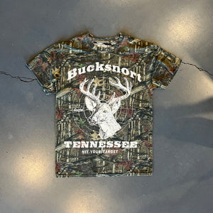 
                  
                    Load image into Gallery viewer, FORTS Vintage &amp;#39;Bucksnort&amp;#39; Camo T-Shirt #16
                  
                