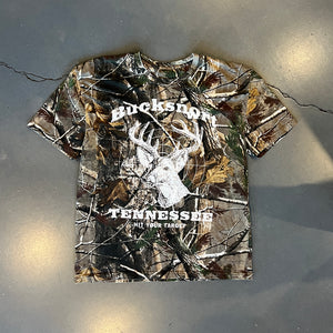 
                  
                    Load image into Gallery viewer, FORTS Vintage &amp;#39;Bucksnort&amp;#39; Camo T-Shirt #15
                  
                