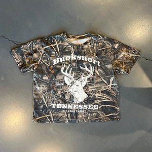 
                  
                    Load image into Gallery viewer, FORTS Vintage &amp;#39;Bucksnort&amp;#39; Camo T-Shirt #12
                  
                