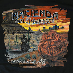 
                  
                    Load image into Gallery viewer, Vintage Harley Davidson &amp;quot;Hacienda Skull&amp;quot; T-Shirt
                  
                