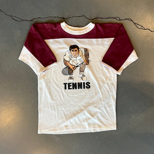 
                  
                    Load image into Gallery viewer, Vintage &amp;#39;73 Quik Set &amp;quot;Tennis&amp;quot; 3 Qtr Sleeve Shirt
                  
                