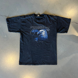 
                  
                    Load image into Gallery viewer, Vintage Harley Davidson &amp;quot;Blue Eagle Lightning&amp;quot; T-Shirt
                  
                