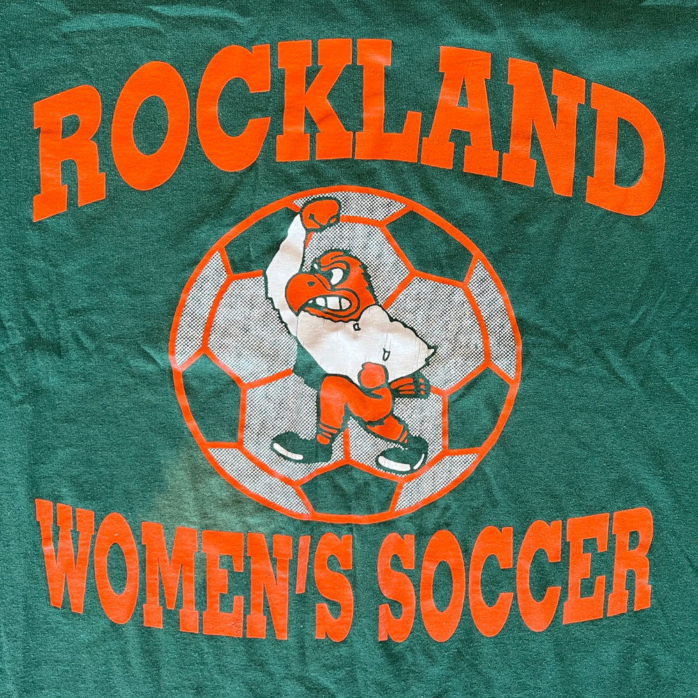 
                  
                    Load image into Gallery viewer, VIntage Rockland Women&amp;#39;s Soccer &amp;quot;Mascot&amp;quot; T-Shirt
                  
                