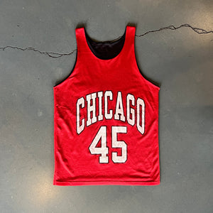
                  
                    Load image into Gallery viewer, Vintage Chicago Bulls (Michael Jordan) Practice Jersey - Red / Black
                  
                