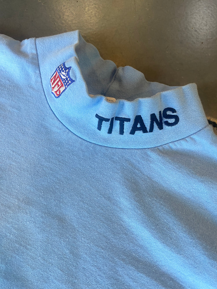 
                  
                    Load image into Gallery viewer, Vintage &amp;quot;Tennessee Titans Mock Neck&amp;quot; T-Shirt
                  
                