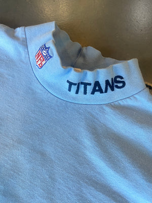 
                  
                    Load image into Gallery viewer, Vintage &amp;quot;Tennessee Titans Mock Neck&amp;quot; T-Shirt
                  
                