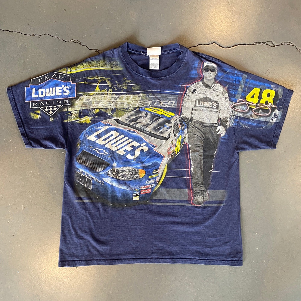 
                  
                    Load image into Gallery viewer, Vintage &amp;quot;LOWES AOP NASCAR&amp;quot; T-Shirt
                  
                