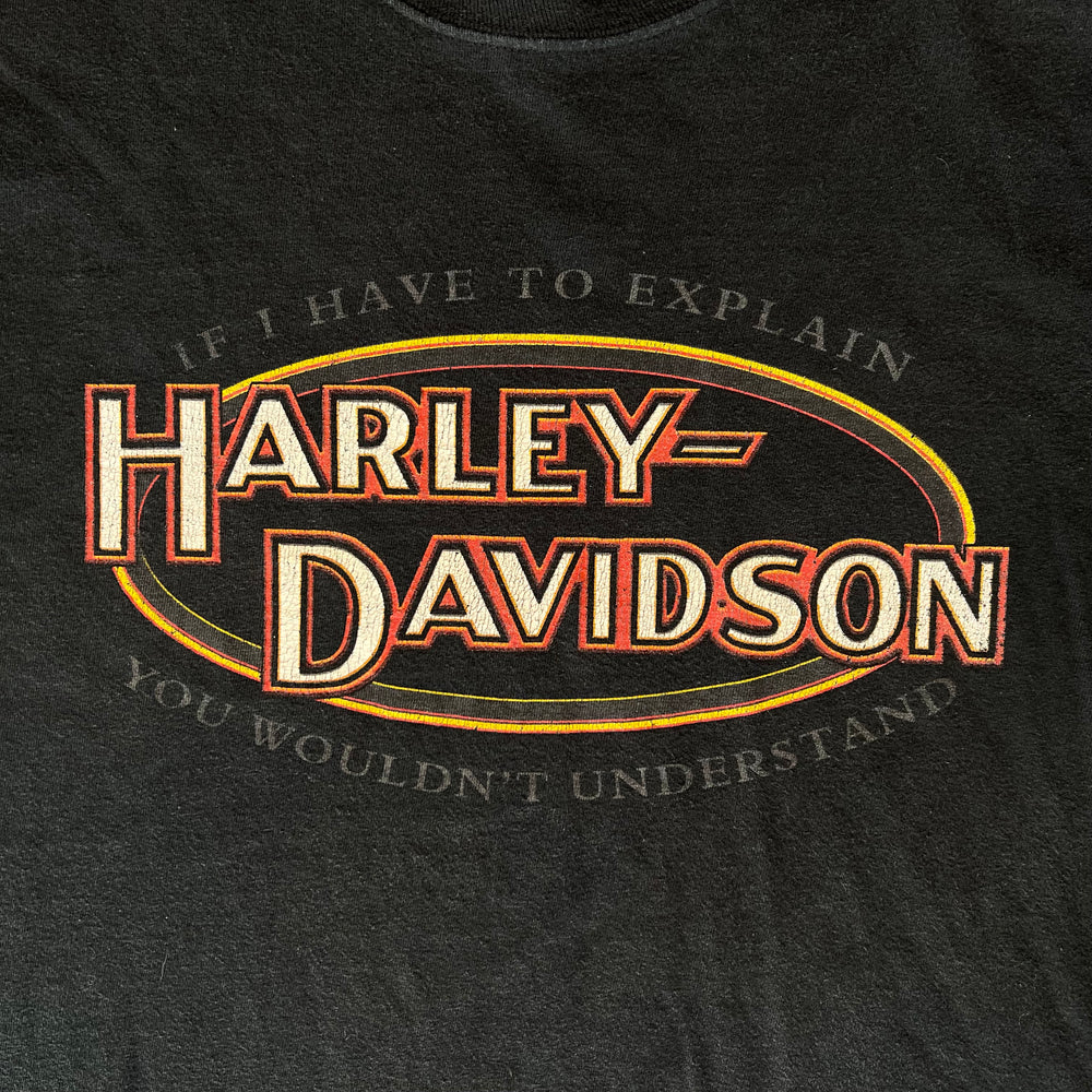 
                  
                    Load image into Gallery viewer, Vintage Harley Davidson &amp;quot;Explain / Understand&amp;quot; T-Shirt
                  
                