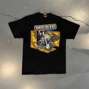 
                  
                    Load image into Gallery viewer, Vintage Harley Davidson &amp;quot;Worth The Wait&amp;quot; T-Shirt
                  
                
