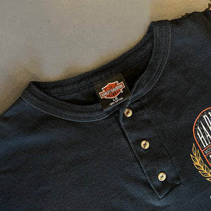 
                  
                    Load image into Gallery viewer, Vintage &amp;#39;95 Harley Davidson &amp;quot;Thunder&amp;quot; Long Sleeve Henley
                  
                