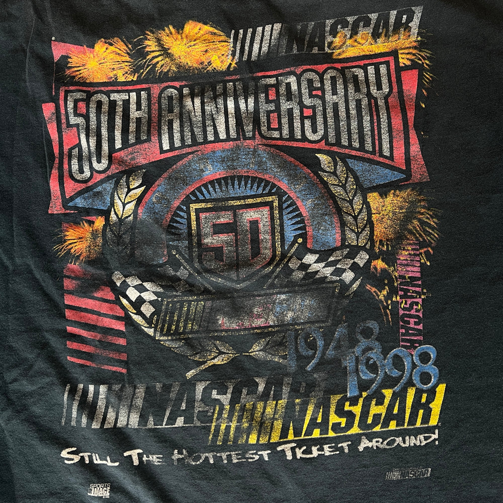 
                  
                    Load image into Gallery viewer, Vintage &amp;#39;98 NASCAR &amp;quot;50th Anniversary&amp;quot; T-Shirt
                  
                