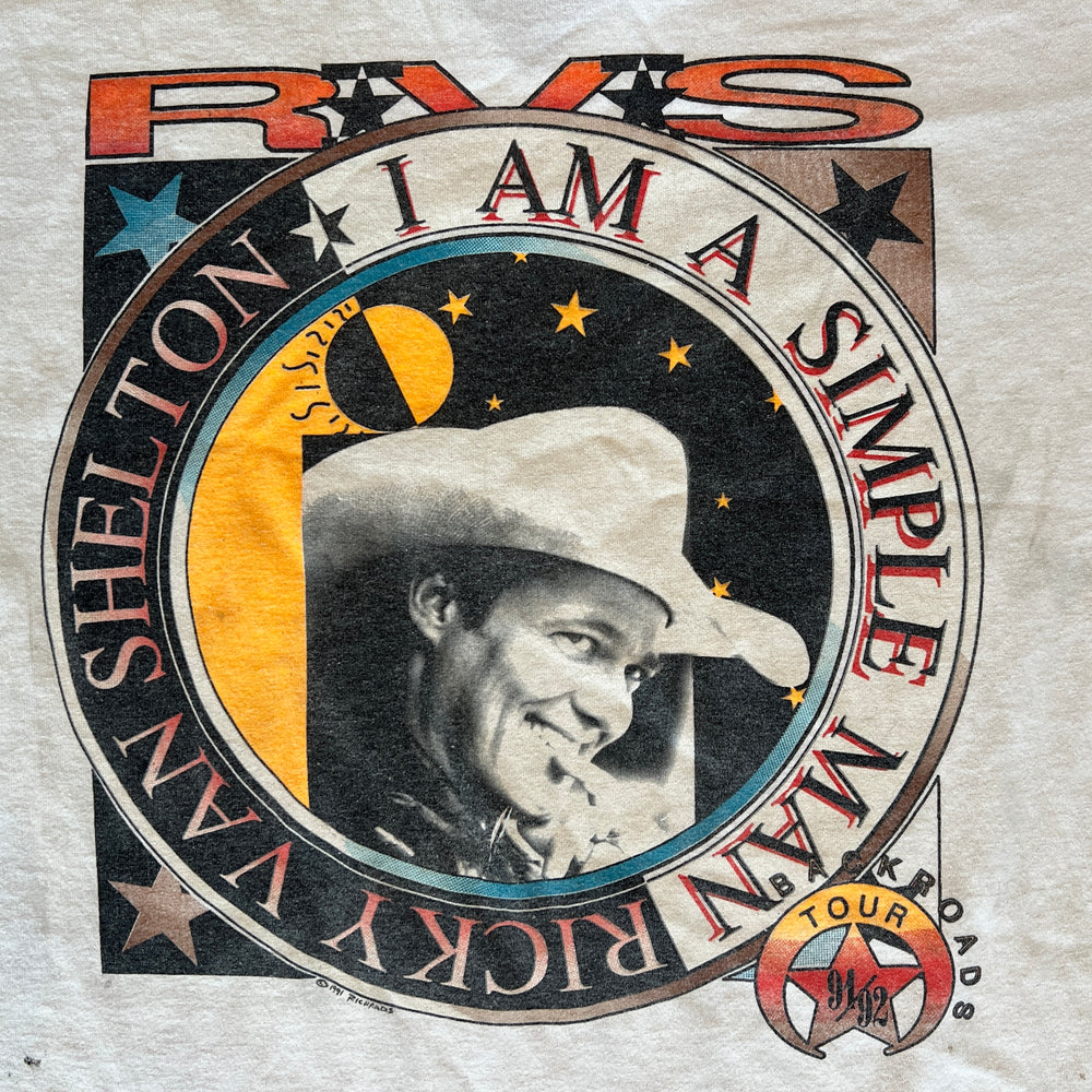 
                  
                    Load image into Gallery viewer, Vintage &amp;#39;91 Ricky Van Shelton &amp;quot;Backroads Tour&amp;quot; T-Shirt
                  
                