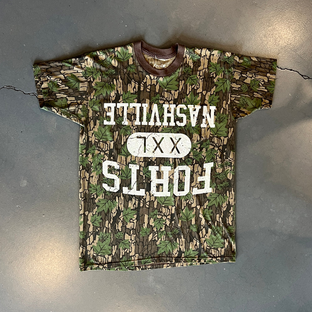 
                  
                    Load image into Gallery viewer, FORTS Vintage &amp;#39;Collegiate&amp;#39; Camo T-Shirt #5
                  
                