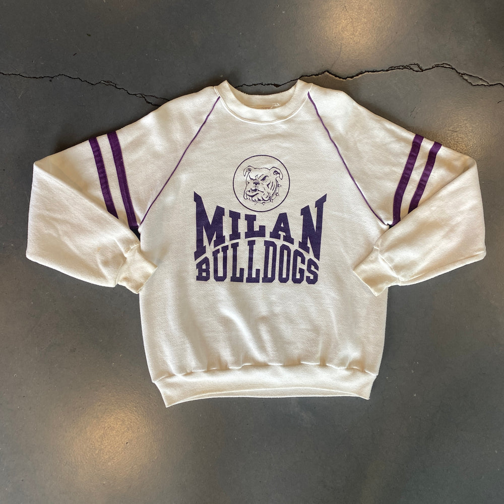 Vintage Milan Bulldogs Crewneck Sweatshirt