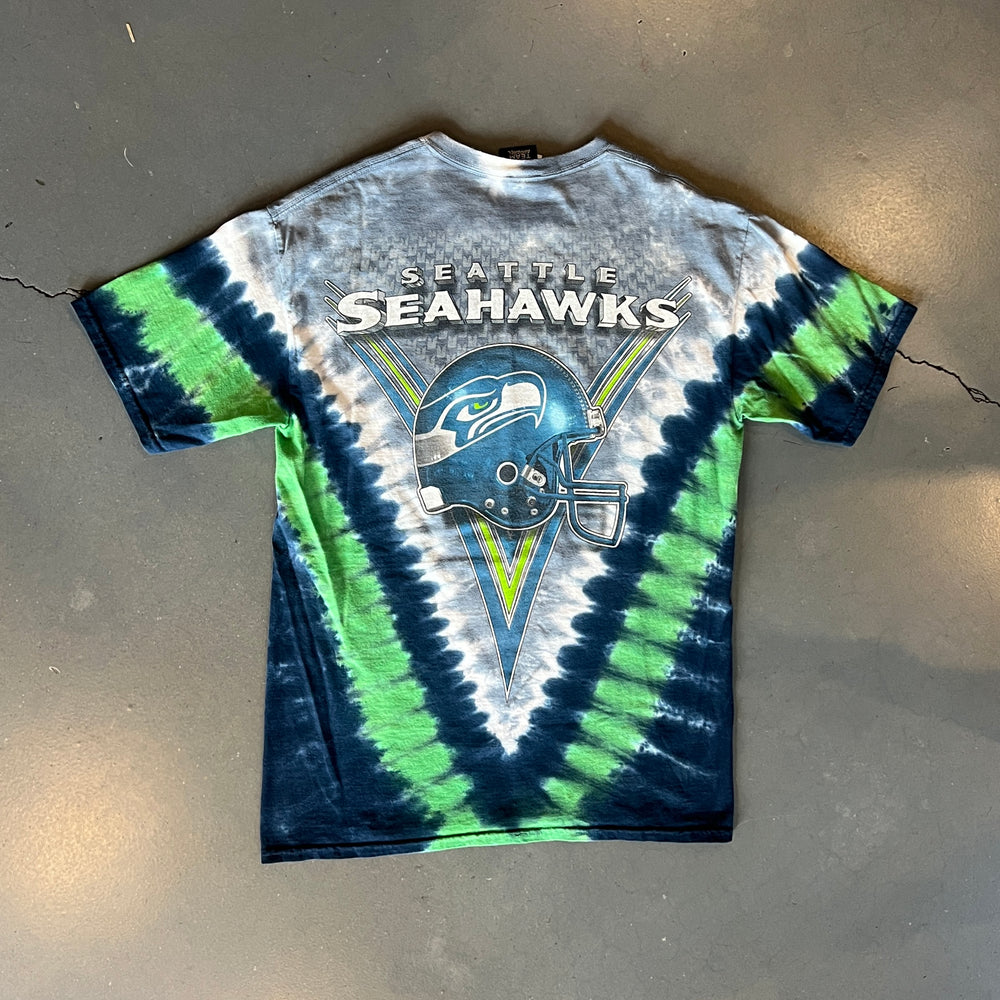 
                  
                    Load image into Gallery viewer, Vintage Seattle Seahawks &amp;quot;Tie-Dye&amp;quot; T-Shirt
                  
                