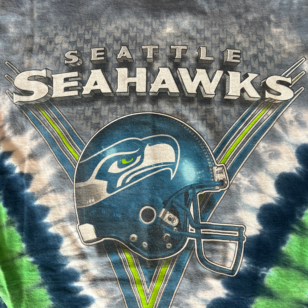
                  
                    Load image into Gallery viewer, Vintage Seattle Seahawks &amp;quot;Tie-Dye&amp;quot; T-Shirt
                  
                