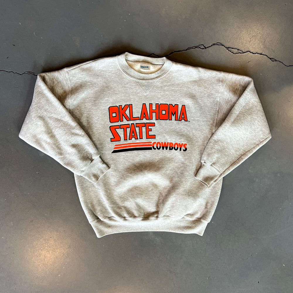 
                  
                    Load image into Gallery viewer, Vintage BIKE &amp;quot;Oklahoma State Cowboys&amp;quot; Crewneck Sweatshirt
                  
                