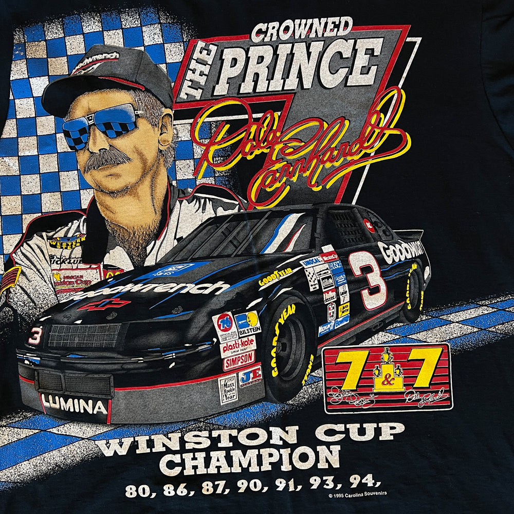 
                  
                    Load image into Gallery viewer, Vintage &amp;#39;95 Petty &amp;amp; Earnhardt AOP &amp;quot;7&amp;amp;7&amp;quot; T-Shirt
                  
                