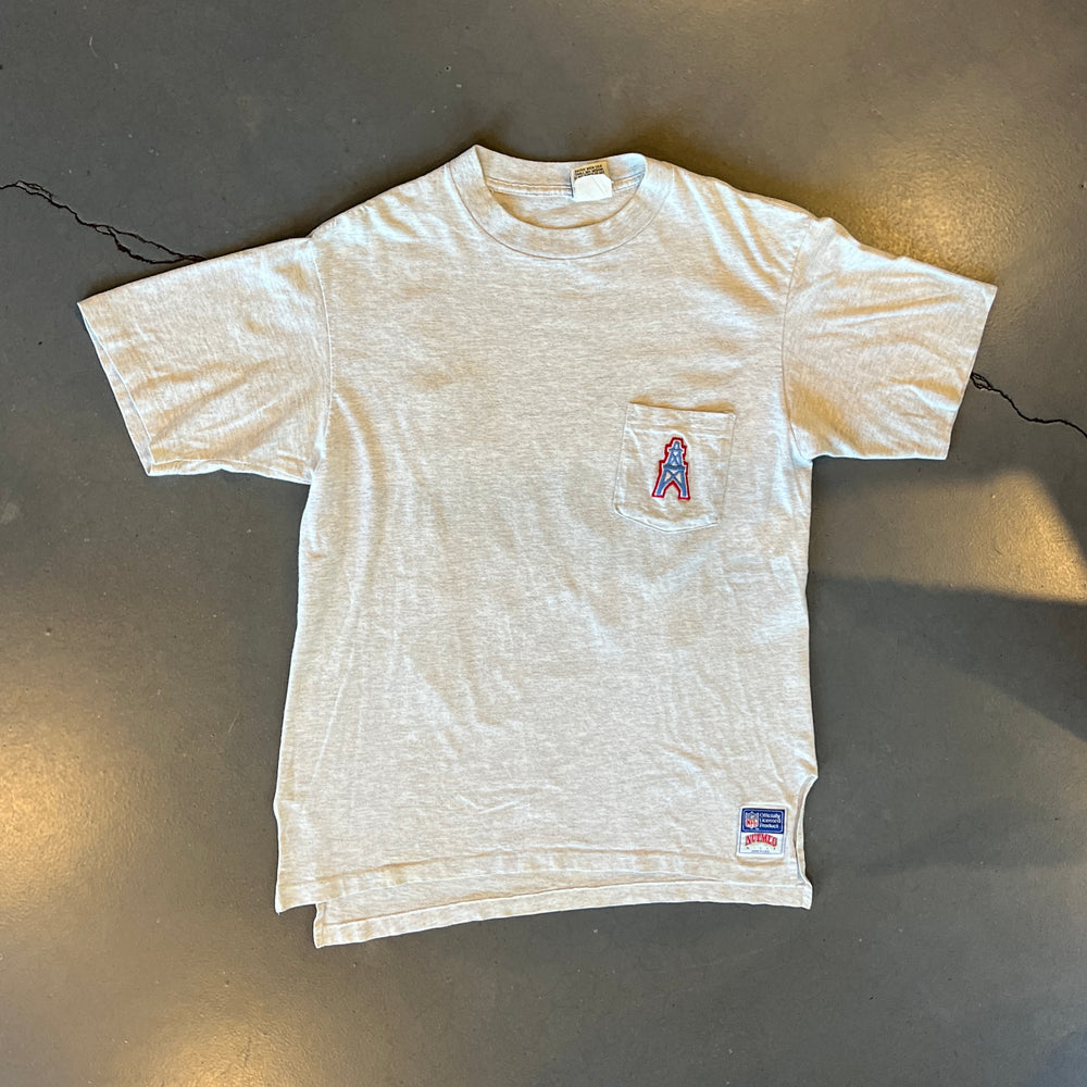 
                  
                    Load image into Gallery viewer, Vintage Nutmeg &amp;quot;Houston Oilers&amp;quot; Pocket T-Shirt
                  
                
