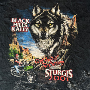 
                  
                    Load image into Gallery viewer, Vintage &amp;#39;01 Sturgis &amp;quot;First Ride of The Century&amp;quot; T-Shirt
                  
                