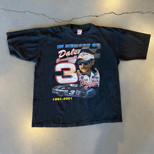 
                  
                    Load image into Gallery viewer, Vintage Dale Earnhardt NASCAR &amp;quot;In Memory Of&amp;quot; T-Shirt
                  
                
