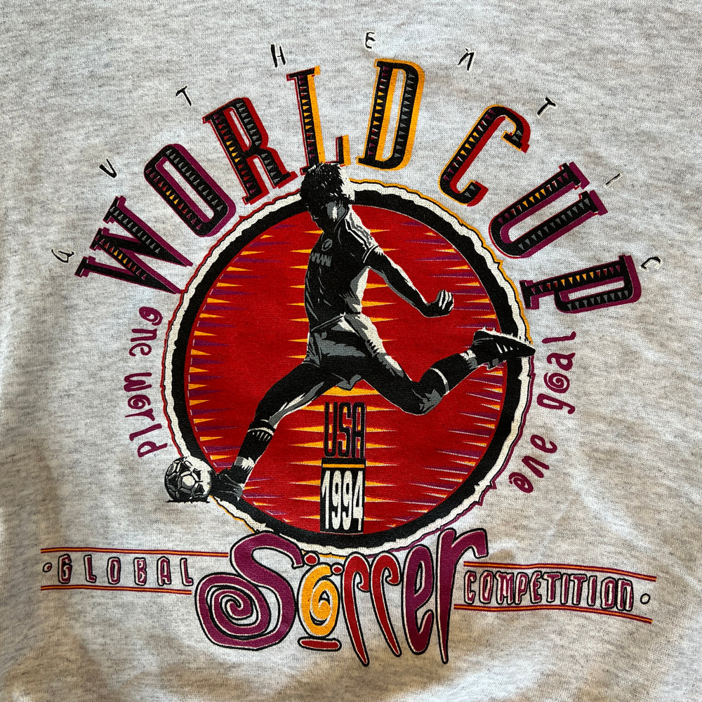 
                  
                    Load image into Gallery viewer, Vintage NWT World Cup USA 94 &amp;quot;Global Competition&amp;quot; Crew
                  
                