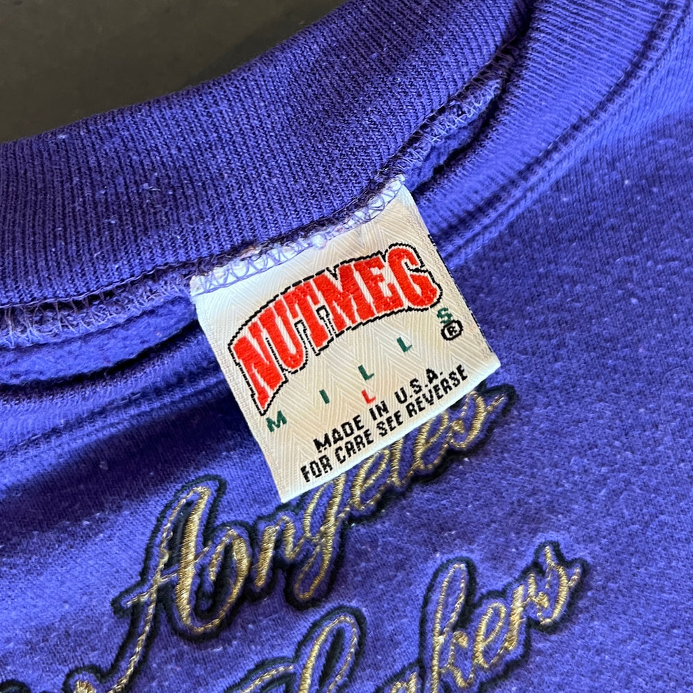 
                  
                    Load image into Gallery viewer, Vintage Nutmeg Los Angeles Lakers &amp;quot;Locker Room&amp;quot; Crew
                  
                